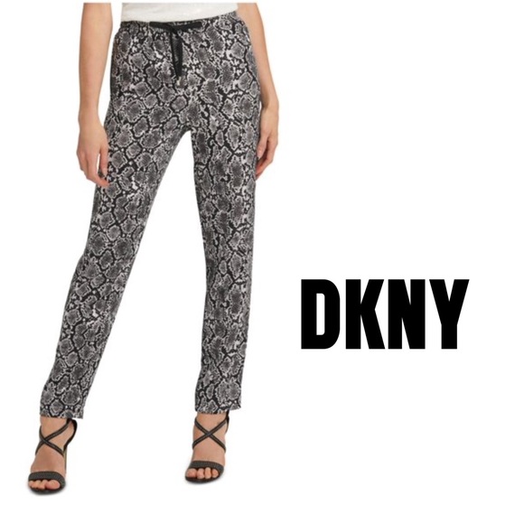 DKNYC Pants - NEW DKNY Snake Skin Joggers